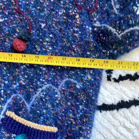 Vintage Pom Pom Open Front Knit Cardigan - Picture 10 of 13